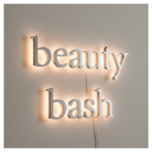 Low Energy Consumption High Efficiency Acrylic LED Sign Light Laser Cut Board Letter Mirror Gold Backlit Companies Decoration - Product Image 3