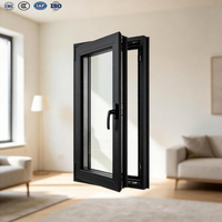 Ventanas Corredizas de Aluminio con Doble Acristalamiento Personalizadas, Ventana Corrediza de 3 Rieles, Ventanas de Aluminio de Alto Rendimiento
