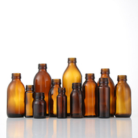 Bouteille en verre de liquide oral 30ml 60ml 100ml 150ml 200ml 250ml 300ml 500ml Récipient de médecine Sirop Oral Liquid