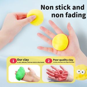 Approvisionnement direct usine OEM & ODM – Pâte à modeler polymère magique légère et souple à séchage à l'air pour le bricolage - Product Image 2