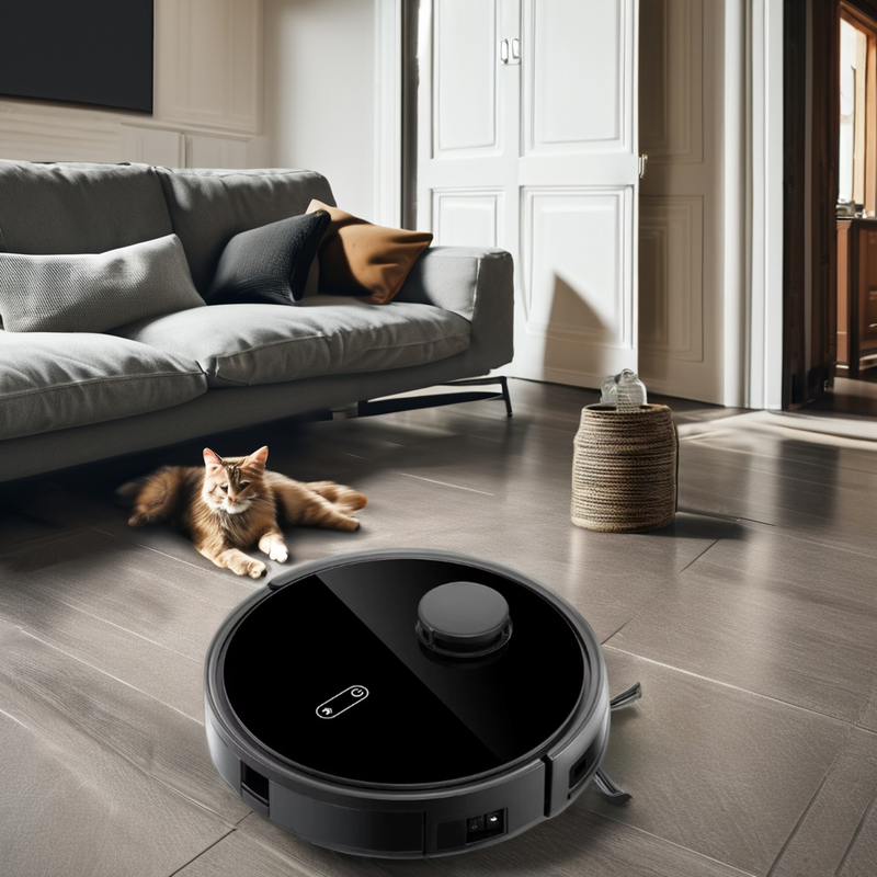 Smart Robotic Vacuum Cleaner Wet and
