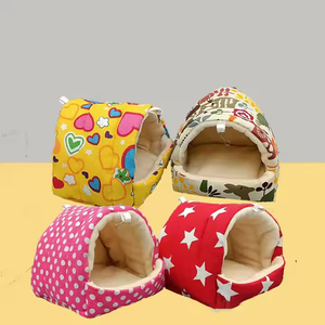 Mini criceto letto nascondiglio protezione amaca piccolo Pet letto gerbillo Habitat Mini casa gabbia nido criceto accessori criceto - Product Image 2