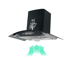 Offre Spéciale mural électrique cuisine <span class=keywords><strong>hotte</strong></span> <span class=keywords><strong>pas</strong></span> <span class=keywords><strong>cher</strong></span> ventilateur d'aspiration échappement US Plug aluminium cuivre boîtier cheminée - Product Image 2