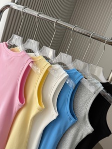 GX7114 Ropa de Verano de Moda, Boutique, Camiseta sin Mangas con Cuello Redondo para <span class=keywords><strong>Mujer</strong></span>, <span class=keywords><strong>Chaleco</strong></span> - Product Image 4