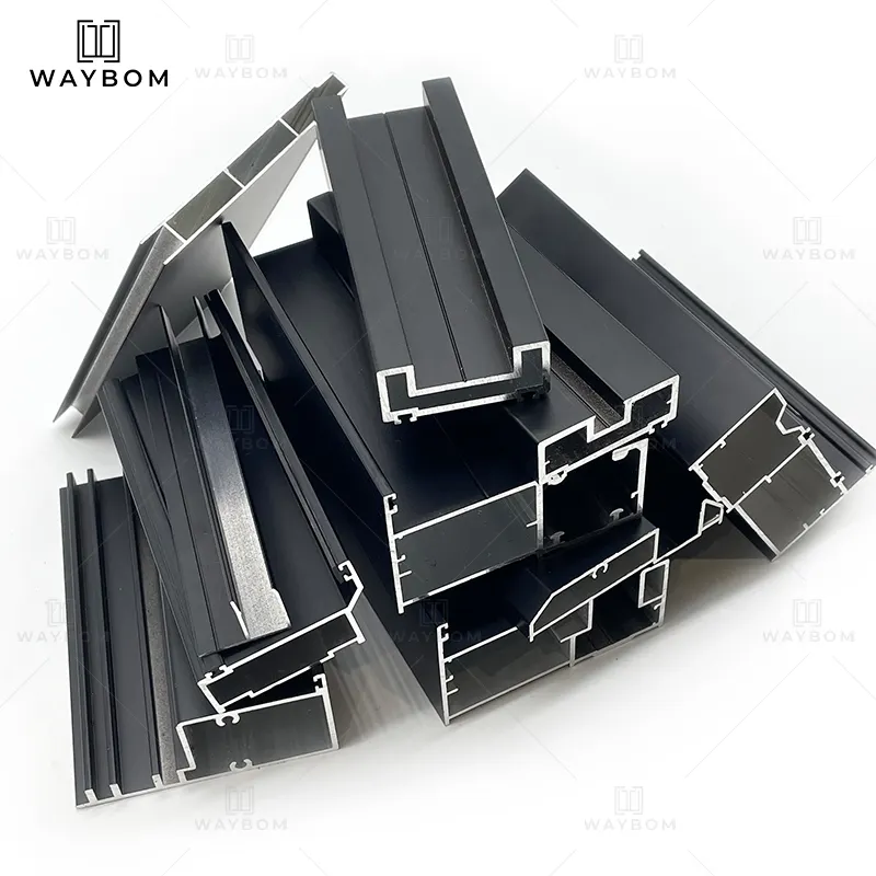 Waybom Sliding Design Aluminum Folding Glass Door With High Quality