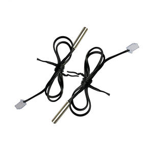 Sonda de Temperatura NTC Xinshiheng em Formato Cilíndrico de Metal 100K 3435K 3950K 1% com Fio XLPE PTFE PVC - Product Image 4