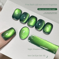 XEIJAYI Gel Polish Effet Œil de Chat Blanc Pitaya, Longue Durée, Effets Maquillage Perles et Pierres, Style Designer, Flacon de Set