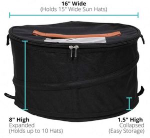 Échantillon Gratuit : Boîte de Rangement pour Chapeaux, Jouets en Peluche, Conteneur Rond Empilable Pop-up, Boîtes de Voyage pour Chapeaux pour Femmes - Product Image 6