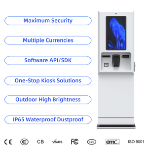 Sistema de Pago Prepagado para Lavado de Autos con Pantalla Táctil de 27''/32'', Máquina POS y Escáner de Código de Barras, Equipo Financiero - Product Image 2
