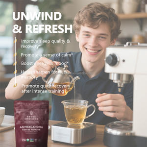 OEM/ODM organik ashashandha kök tozu % KSM-66 aktif toz adaptojenik Ayurvedic bitkisel takviyeler - Product Image 2