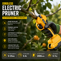 Ensemble d'outils électriques essentiels 4 pièces avec étui souple pour l'entretien du jardin, tondeuse à gazon, tronçonneuse, souffleur de feuilles à batterie