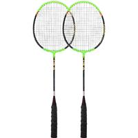 Ensemble de raquettes de badminton en alliage d'aluminium composite, best-seller, double pack, léger, avec joint en T, manche flexible, pour débutants et entraînement