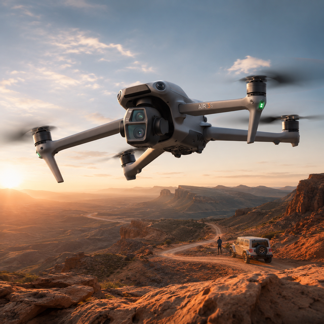 Air 3S Expanded Flight Kit With RC 2 Controller For Aerial Video Creation Travel Shooting And Training