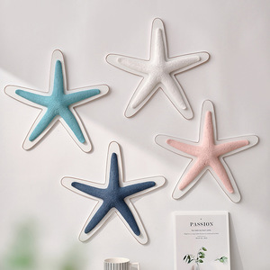 Mediterranean Resin Starfish Wall Sculpture Multi Piece Package Ocean Theme <b>Decor</b> For Commercial <b>Space</b> - Product Image 2