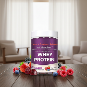 Les gommes protéinées au whey offrent des suppléments nutritionnels sans sucre, riches en protéines et sans matières grasses pour l'exercice physique. - Product Image 5