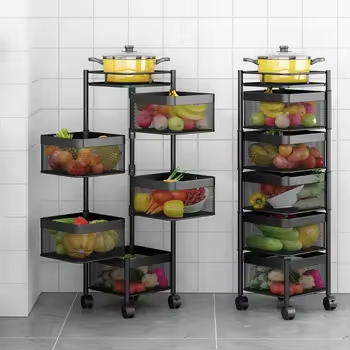 Household Storage Organizer Cheap Price Multifunctional Space-Saving Storage Rack for Living Room and Kitchen