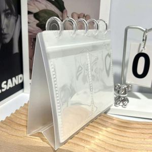 Album photo de bureau en forme de L – Classeur transparent à perforations champignon pour fan art et objets de collection d'idols - Product Image 6