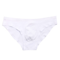 Sous-vêtements pour hommes, caleçons triangulaires sans couture, coton modal, taille basse, respirants, poche 3D, M-XXXL