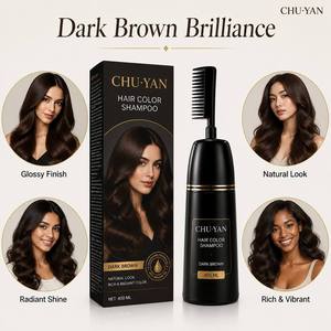CHU·YAN 400ML สีผมขนาดกลาง - ปริมาณพอดีสำหรับผมยาวและผู้ใช้ที่บ้าน - Product Image 1