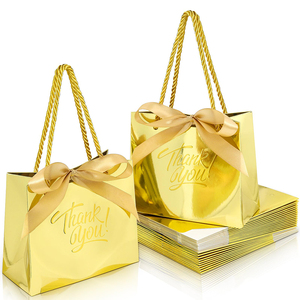 Bolsa de Papel Recubierto Rosa de Lujo Hecha a Mano con Logotipo Personalizado para Regalo de Boda, con Asa de Cinta e Impresión Offset <span class=keywords><strong>SHYS</strong></span> - Product Image 4