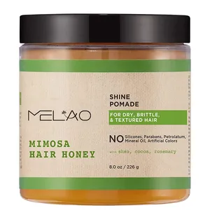 发胶保湿剂边缘控制头发蜂蜜润发油用于卷曲受损的天然头发