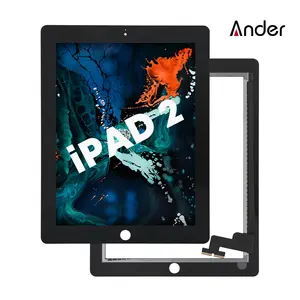 Toptan LCD ekran dokunmatik ekran Digitizer için iPad 2Gen yedek ön cam A1395 A1396 A1397 2011 yıl