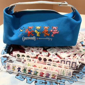 Grateful Dead X Kit di Tessere Mahjong Personalizzate da Viaggio - Perla Bianca Cosmica, 160 Tessere Acriliche Personalizzate, Set di Intrattenimento Portatile di Lusso - Product Image 6