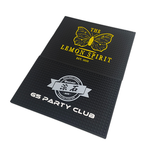 Branded Silicone PVC Pub Mat Rubber Bar Runner Beer Spill Pad Rail Mat Drip Tray Non Slip Service Mat - Product Image 1