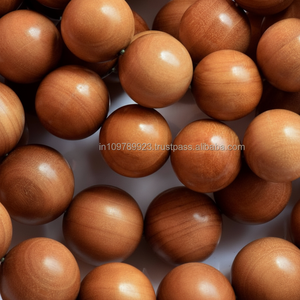 Cuentas Mala de madera de sándalo 108, tamaño de 4mm-22mm, marca Riddhi Siddhi para meditación y oración de Mala China - Product Image 1