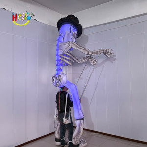 Marioneta <span class=keywords><strong>de</strong></span> calavera inflable <span class=keywords><strong>de</strong></span> Halloween Desfile <span class=keywords><strong>de</strong></span> nuevo estilo Marioneta <span class=keywords><strong>de</strong></span> <span class=keywords><strong>monstruo</strong></span> <span class=keywords><strong>de</strong></span> esqueleto <span class=keywords><strong>de</strong></span> calavera inflable para desfile al aire libre - Product Image 6