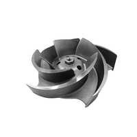 Turbine de pompe ouverte sur mesure en acier inoxydable 304 316, moulée par investissement, pour pompe centrifuge à eau