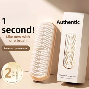 <span class=keywords><strong>Brosse</strong></span> de nettoyage de chaussures en TPR avec gomme à <span class=keywords><strong>nubuck</strong></span> et poils doux pour le lavage des chaussures - Product Image 2