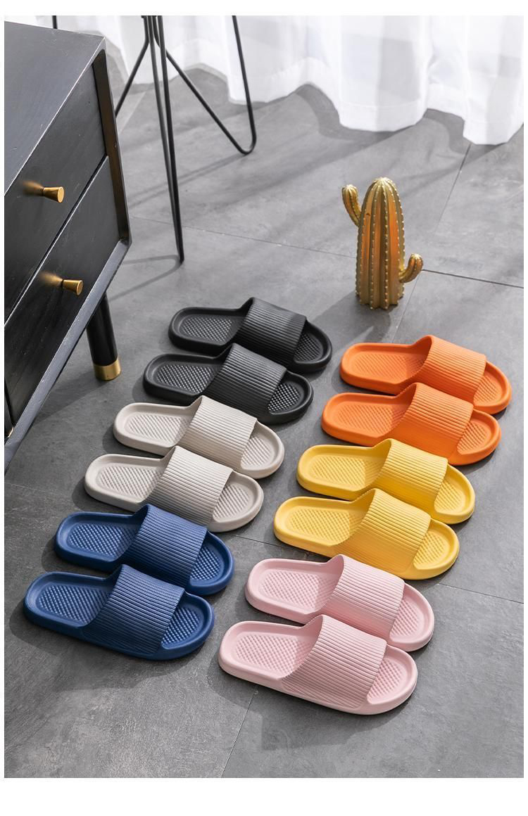 Women Summer Soft Slides Slippers Thick Platform House Shoes Slippers Wholesale