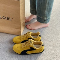 Chaussures coréennes pour femmes, nouvelle collection printemps-automne, style Forrest Gump, respirantes, à lacets, confortables, souples, rétro, en tissu, polyvalentes