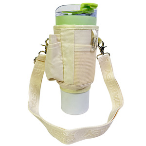 Accesorios para Bar de Poliéster, Portavasos con Asa, Soporte para Teléfono, Bolsillo para Tarjetas, Correa Desmontable, Porta Botella de Agua - Product Image 5