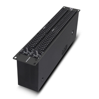 Égaliseur audio stéréo professionnel EIF DBX 231 avec construction métallique, double gestion des haut-parleurs 31 bandes