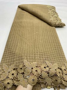 <span class=keywords><strong>Tissu</strong></span> de dentelle à strass hydrosolubles haut de gamme pour <span class=keywords><strong>robe</strong></span> de mariée africaine, <span class=keywords><strong>robe</strong></span> de <span class=keywords><strong>demoiselle</strong></span> <span class=keywords><strong>d</strong></span>'<span class=keywords><strong>honneur</strong></span>, <span class=keywords><strong>robe</strong></span> de soirée, cheongsam - Product Image 6