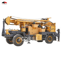 Compresseur d'air hydraulique DTH de 300 m, foreuse rotative à boue, foreuse de puits d'eau pour forages profonds