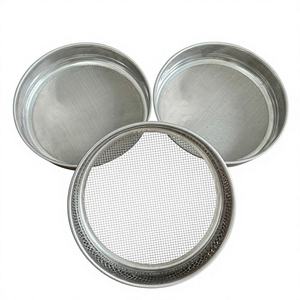 מסננת מעבדה מפלדת אל-חלד, מסננת רוטטת, מכשיר סינון קרקע - Product Image 1