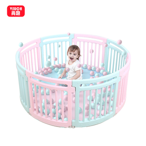 Juego de interior juegos ronda respetuoso del medio ambiente de los niños del bebé portátil hueco de plástico <span class=keywords><strong>parque</strong></span> cerca. - Product Image 1