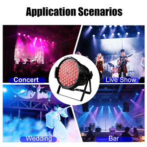 Oferta Especial: Luz LED Par <span class=keywords><strong>de</strong></span> 54x3W RGB 3 en 1 con Control <span class=keywords><strong>de</strong></span> Sonido DMX512, Luz <span class=keywords><strong>de</strong></span> Discoteca <span class=keywords><strong>para</strong></span> Club, Bar, KTV, Bodas, <span class=keywords><strong>DJ</strong></span> - Product Image 4