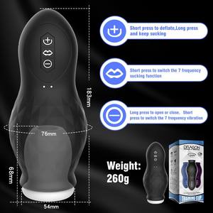 Kovida Silicone Masturbation Equipment for Men <strong>Male</strong> Aircraft Cup Masturbation Sex Toys for Men Electric Sex Toys <strong>Masterbators</strong> - Product Image 5