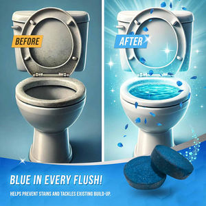 Tablettes nettoyantes pour toilettes Ocean Blue, <span class=keywords><strong>nettoyant</strong></span> automatique pour cuvettes de toilettes - Product Image 3