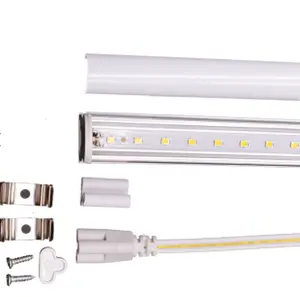 Tubo de luz LED para interior, tubo de luz de aluminio V2 ignífugo PBT, smd2835, 2 pies, 4 pies, 900lm, gran oferta