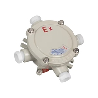Boîtier de raccordement antidéflagrant IIC IP66 avec filetage G3/4 en aluminium/acier inoxydable anodisé pour applications électriques en zone dangereuse