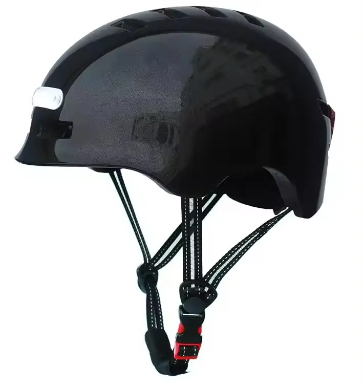 OEM leichter einstellbarer Schutzhelm LED blinkender Erwachsenen-/Kinderschutzhelm für Fahrrad Motorrad E-Scooter Radhelm