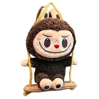 Vente flash POPMART the Monsters LABUBU Timber Workshop Swing Series Blind Box Plush Doll Toy Cute Pendant Mystery Boxes