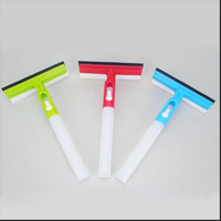 Nettoyeur de vitres en forme de T avec pulvérisateur et essuie-glace pour salle de bain, voiture et nettoyage domestique