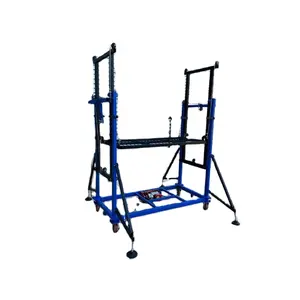 Foldable electric lifting scaffold portable lifting high altitude maintenance operation platform manufacturers direct sales