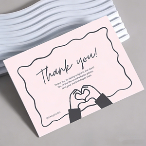 Tarjetas <span class=keywords><strong>de</strong></span> Agradecimiento Personalizadas con Mensaje a Medida, Encuadernación Perfecta, Papel Recubierto y Opciones <span class=keywords><strong>de</strong></span> Papel Elegante - Pedido al por Mayor - Product Image 4